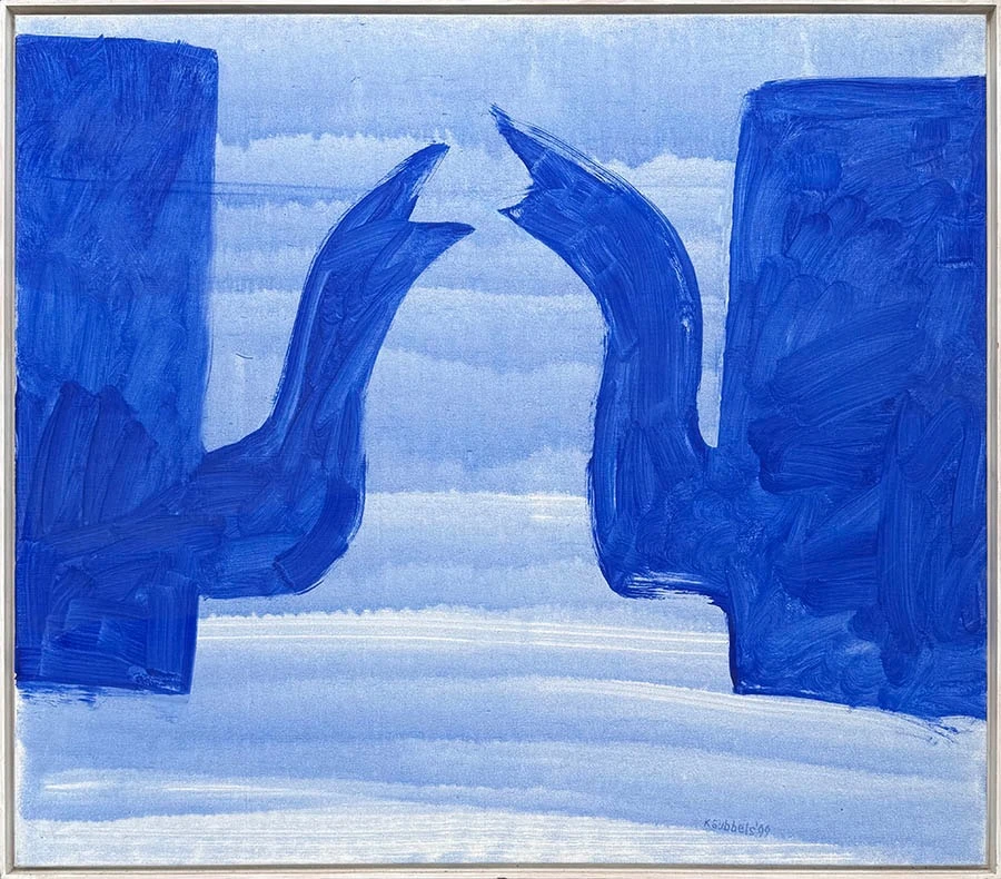 'Voules vous dancer avec moi' 1999, acryl op doek, 105 x 120cm  Courtesy: Galerie InDruk